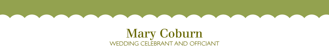 Mary Coburn: Wedding Celebrant and Officiant
